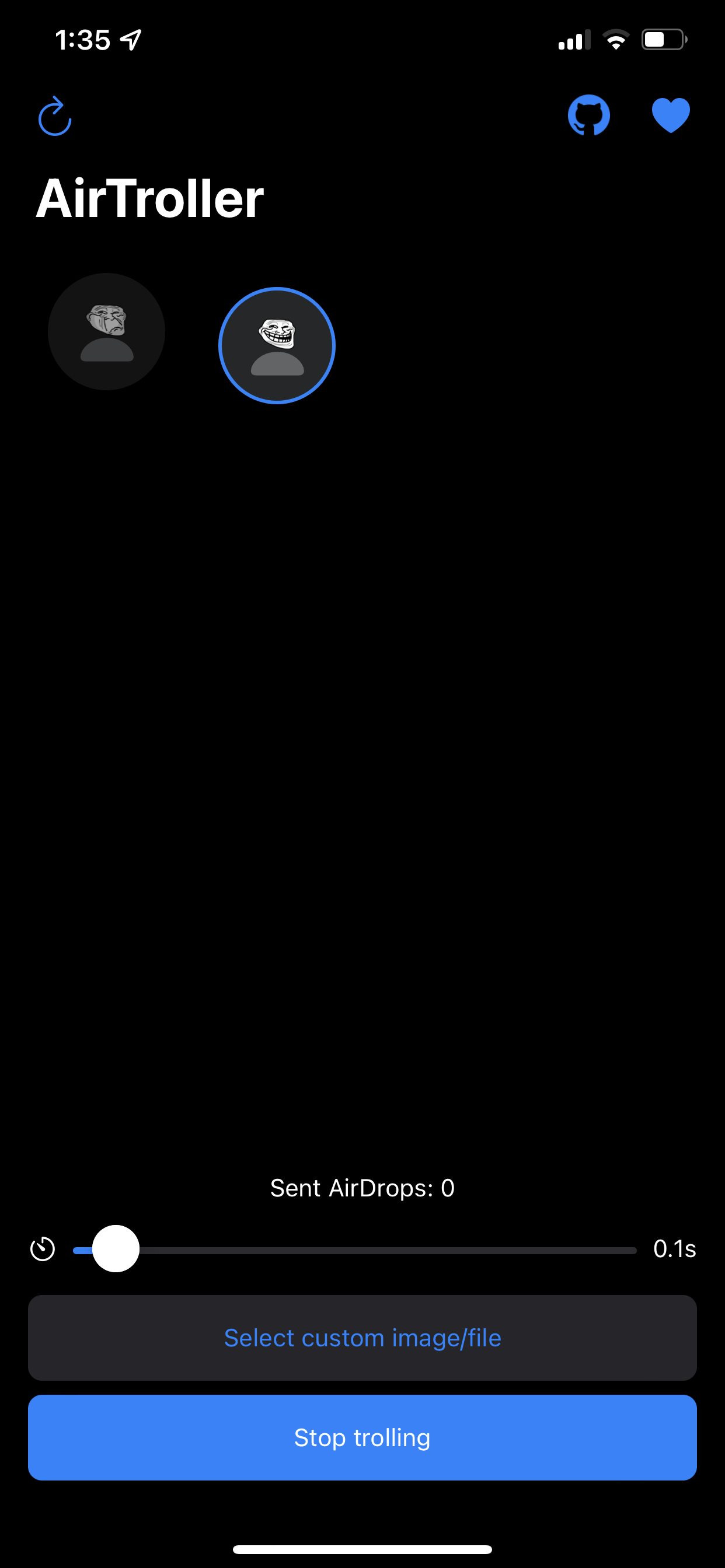 AirTroller-1.1.1_TS screenshot 1