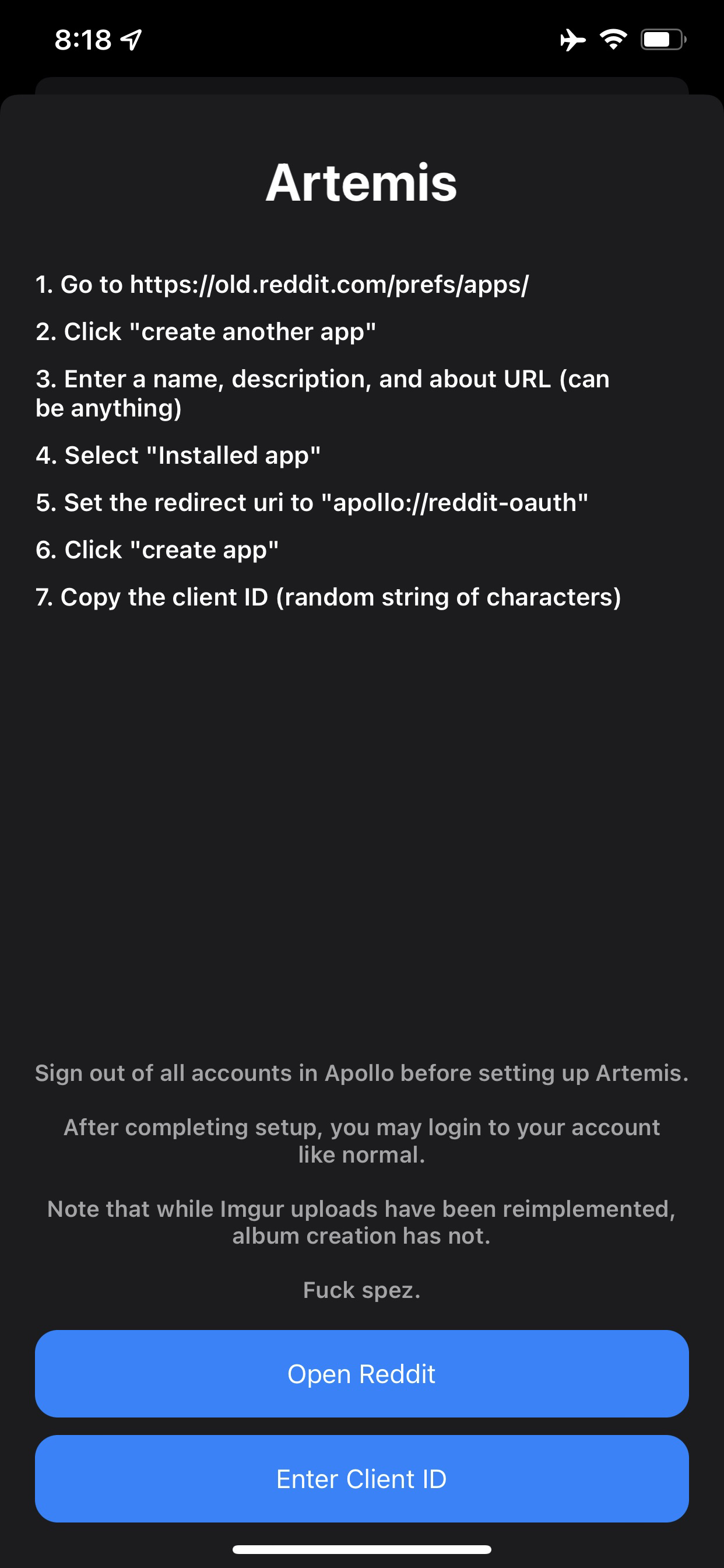 Apollo_1.15.11+Artemis1.3 screenshot 1