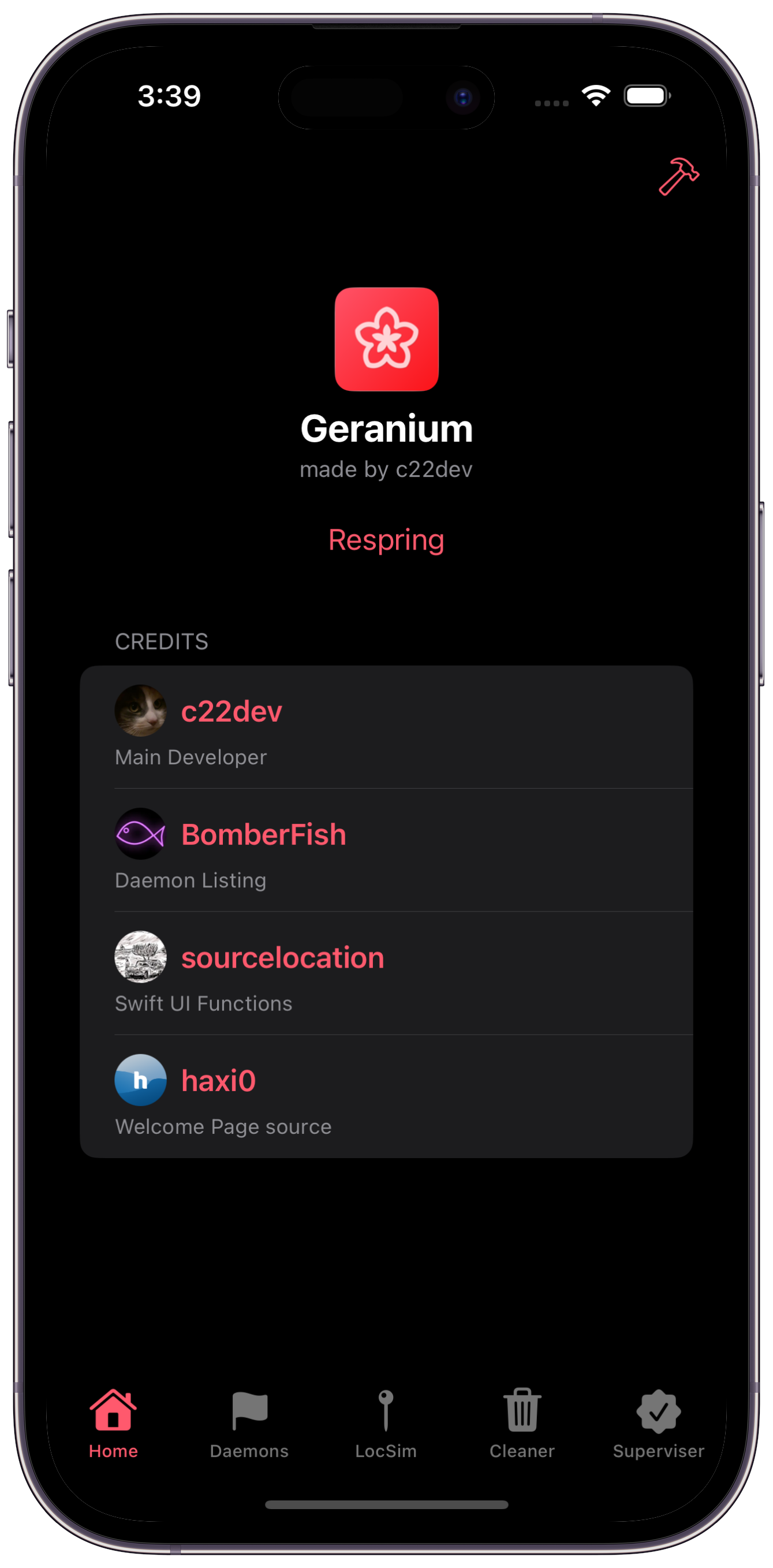 Geranium_1.1.3 screenshot 1