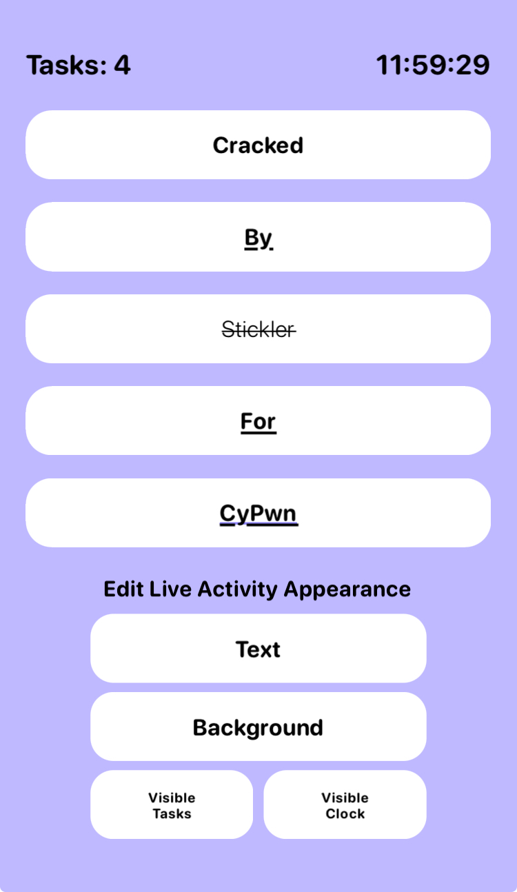 Tasks_Create_Live_Activities screenshot 1