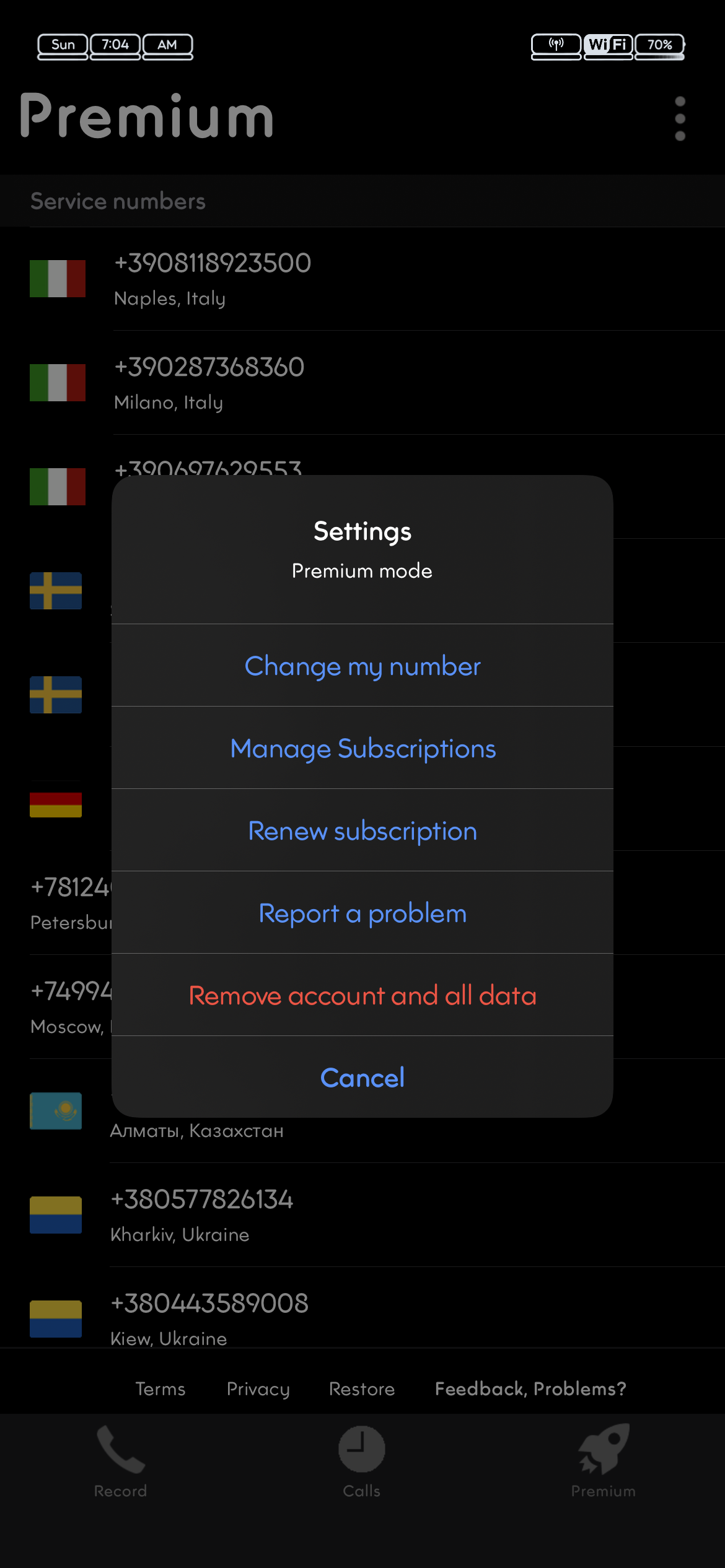 callrecorder screenshot 1