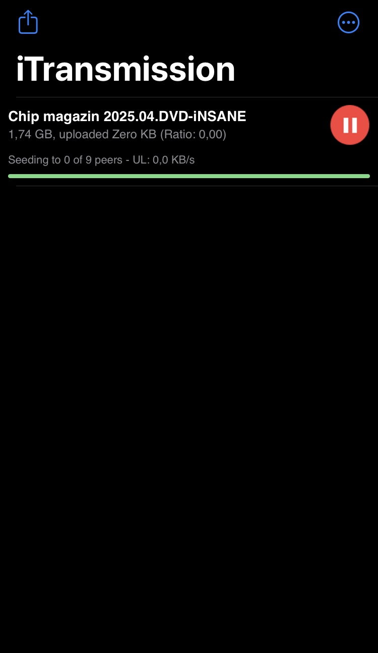 iTransmission screenshot 1